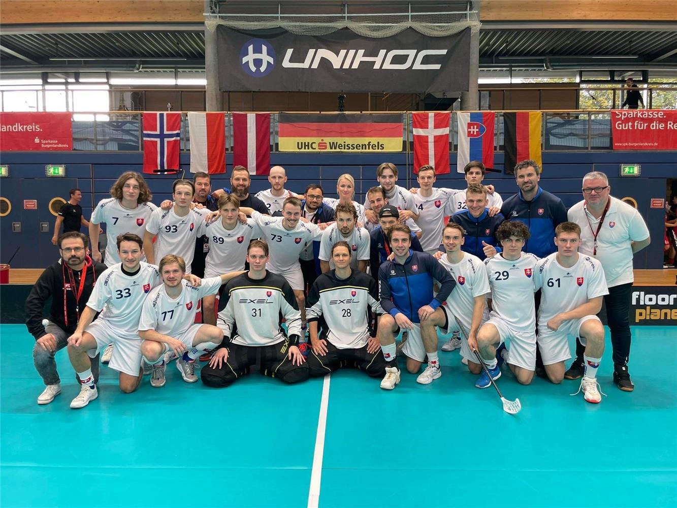 FLORBAL: Mužská repre obsadila 2. miesto na 6 Nations Floorball